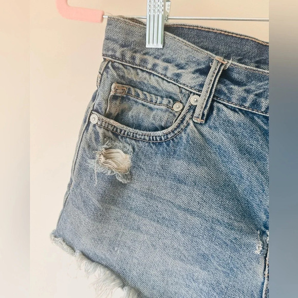 Free People We the Free Denim Shorts - Size 24 - Picture 2 of 12